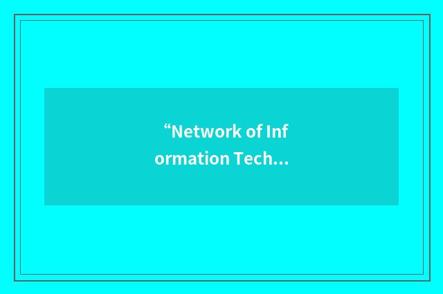 “Network of Information Technology Consultants in Europe”缩略