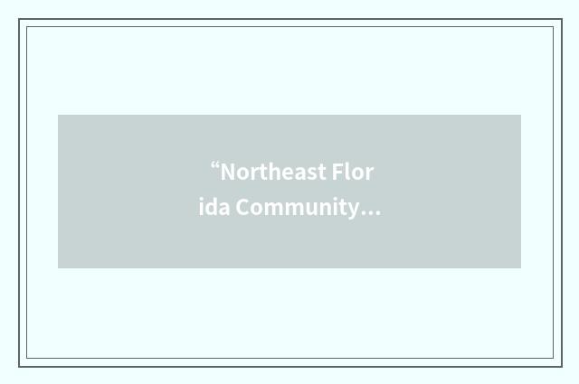 “Northeast Florida Community Action Agency”缩略