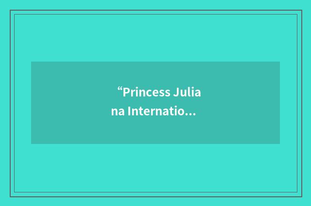 “Princess Juliana International Airport”缩略
