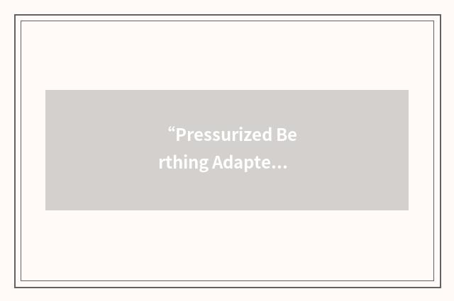 “Pressurized Berthing Adapter”缩略