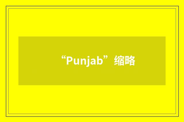 “Punjab”缩略