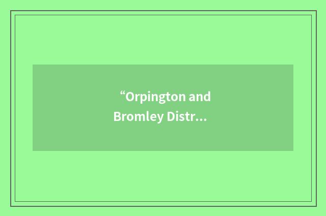 “Orpington and Bromley District Sunday Football League”缩略