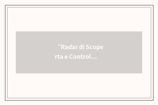 “Radar di Scoperta e Controllo Aereo Locale”缩略