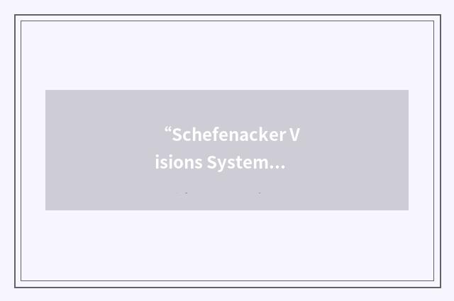 “Schefenacker Visions Systems Australia”缩略
