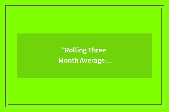 “Rolling Three Month Average”缩略