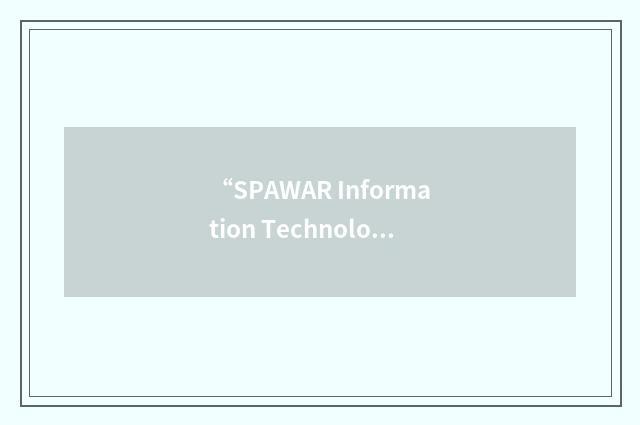 “SPAWAR Information Technology Center”缩略