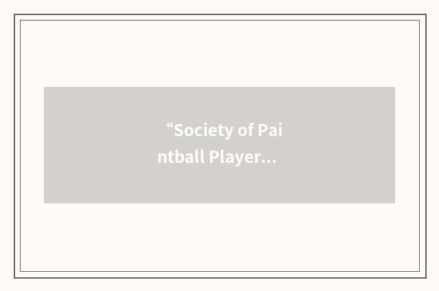 “Society of Paintball Players and Teams”缩略