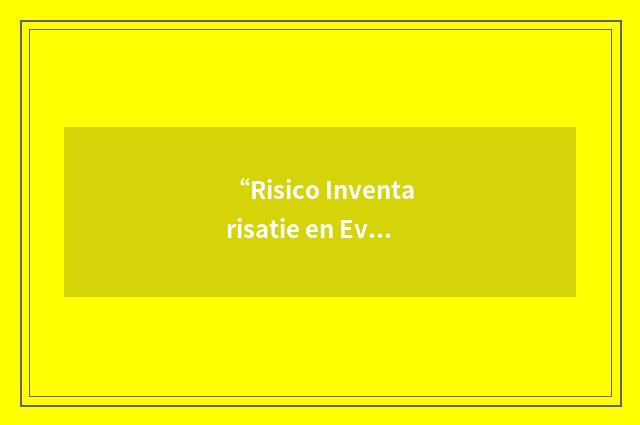 “Risico Inventarisatie en Evaluatie”缩略