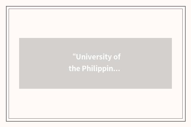 “University of the Philippines Open University”缩略