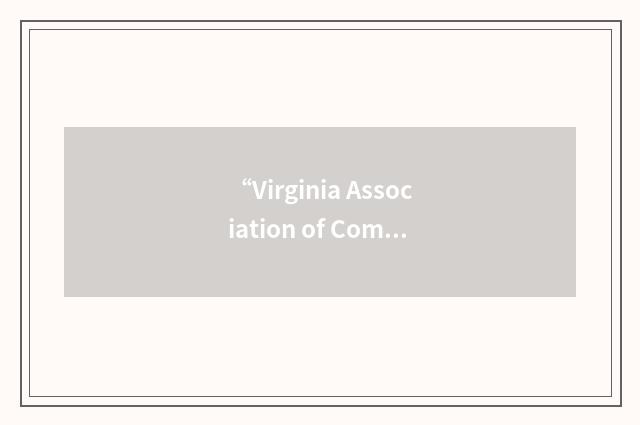 “Virginia Association of Community Services Boards”缩略
