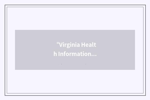 “Virginia Health Information”缩略