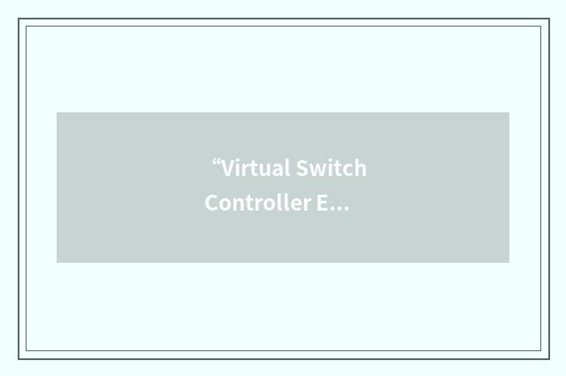 “Virtual Switch Controller Entity”缩略