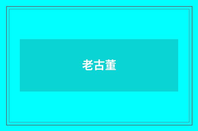 老古董
