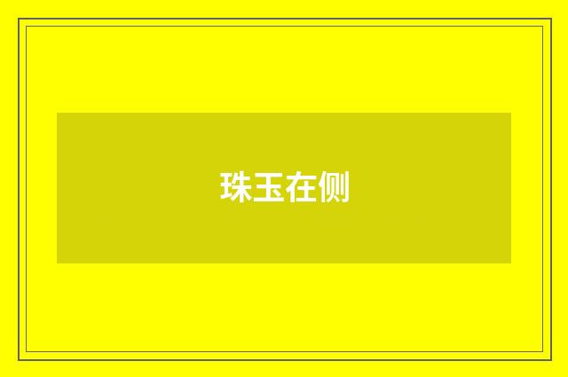 珠玉在侧