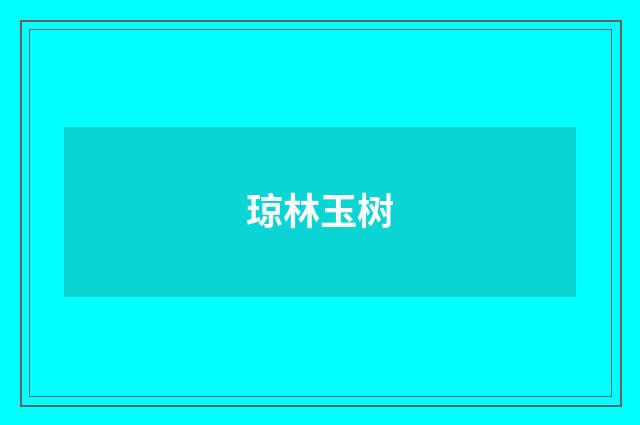 琼林玉树