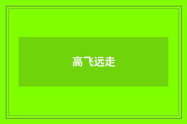 高飞远走