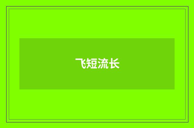 飞短流长