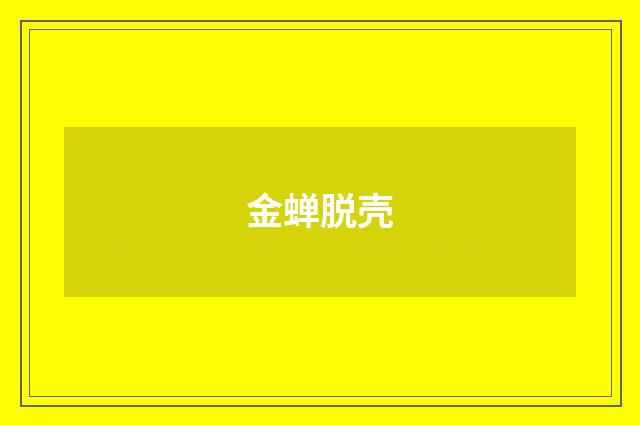 金蝉脱壳
