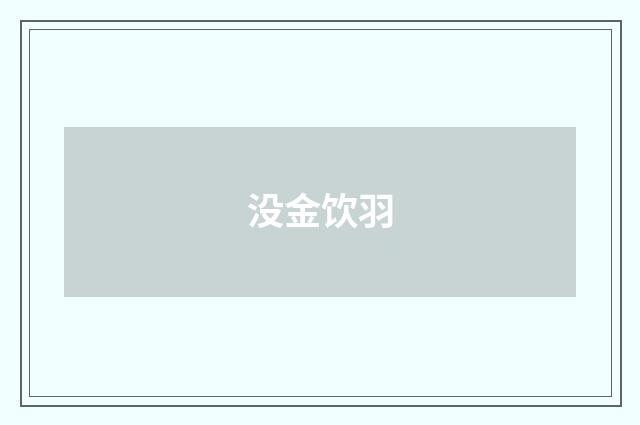 没金饮羽