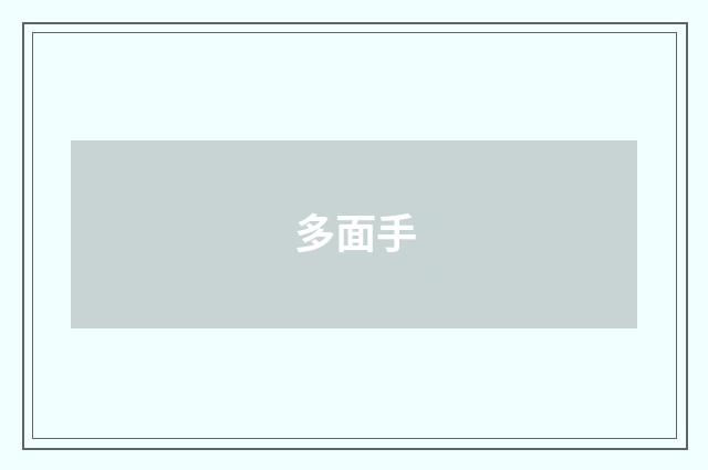 多面手