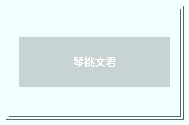 琴挑文君