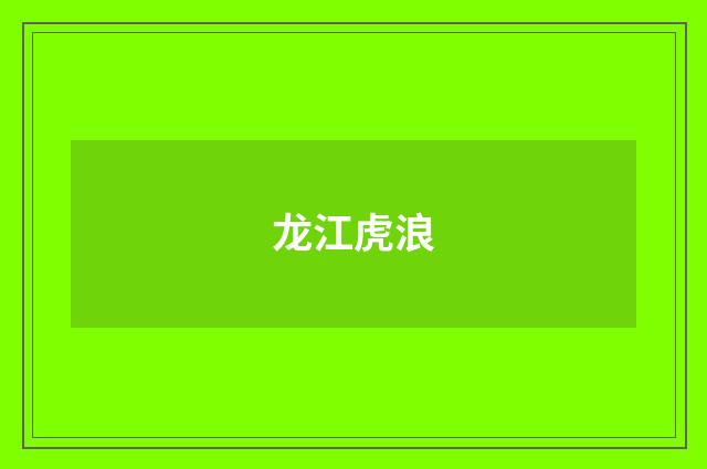 龙江虎浪
