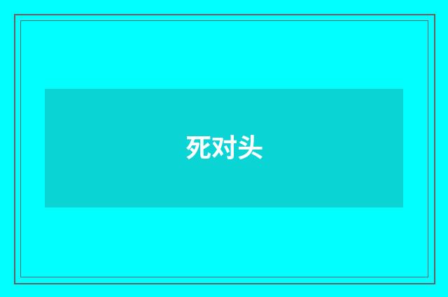 死对头