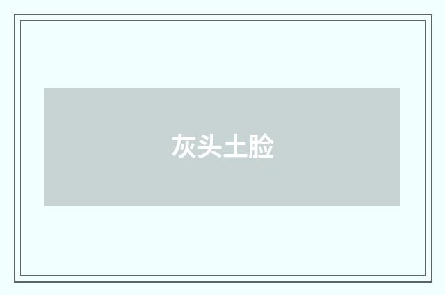 灰头土脸