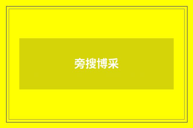 旁搜博采