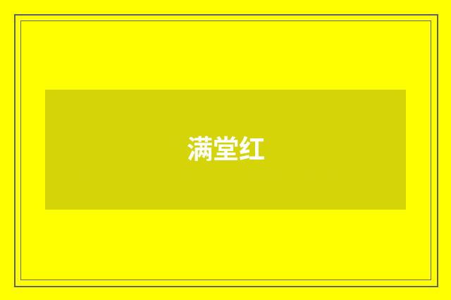 满堂红