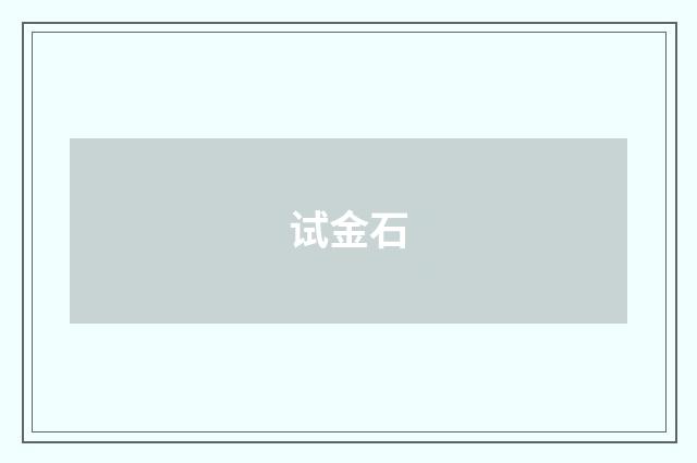 试金石