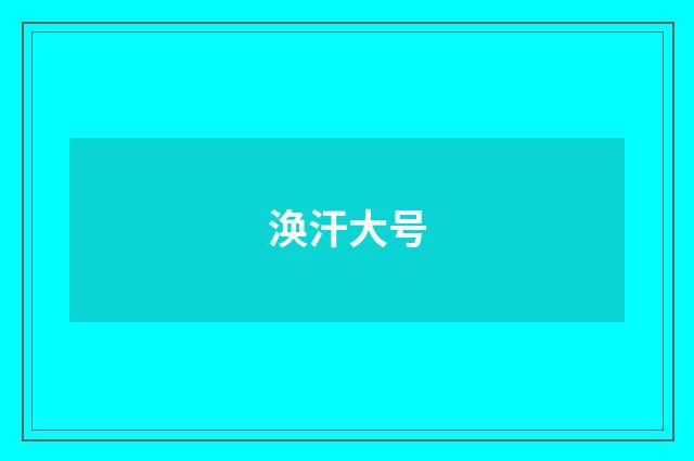 涣汗大号