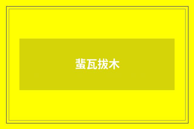 蜚瓦拔木