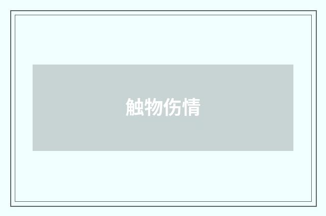触物伤情