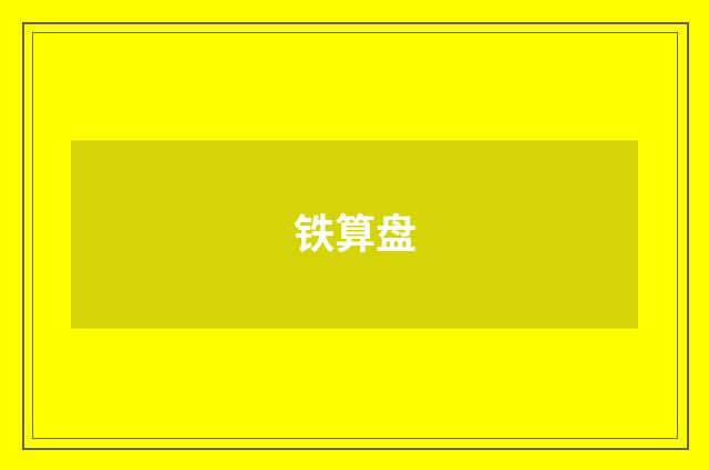 铁算盘