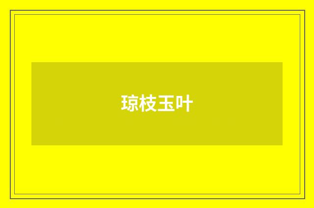 琼枝玉叶