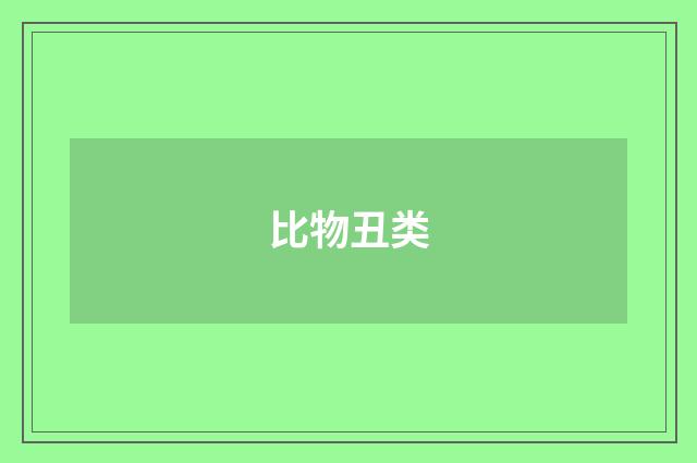 比物丑类