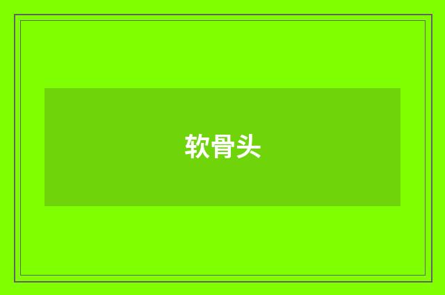 软骨头