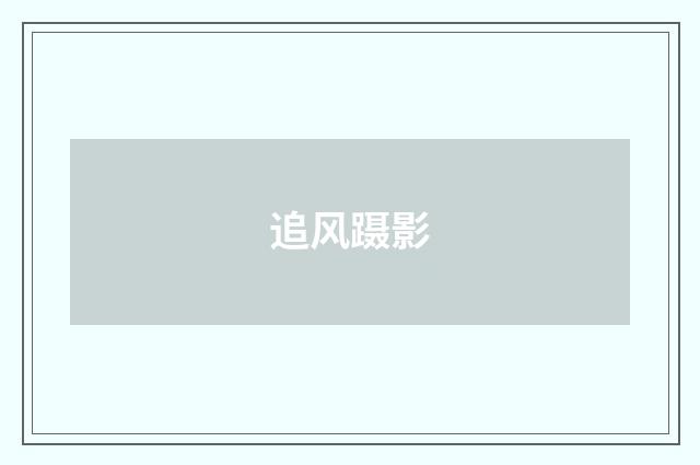 追风蹑影