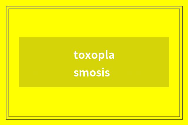 toxoplasmosis