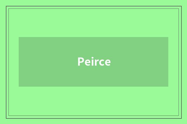 Peirce