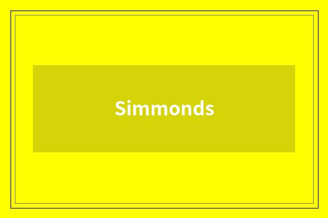 Simmonds