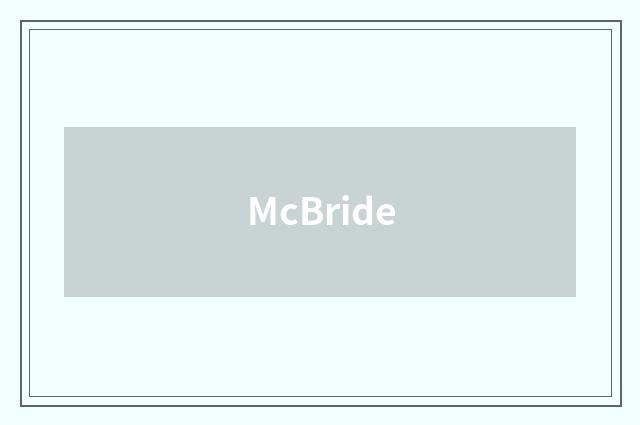 McBride