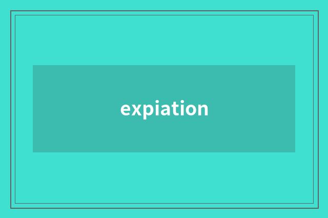 expiation