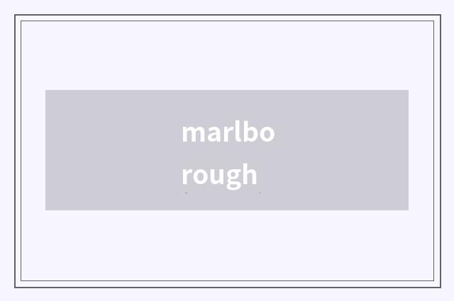 marlborough