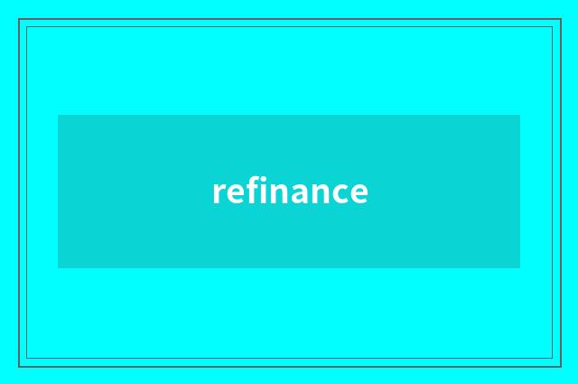 refinance