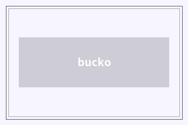bucko