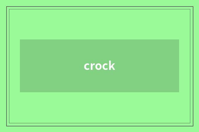 crock