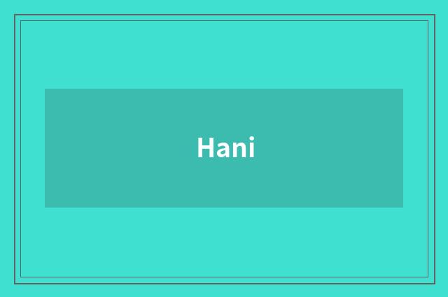 Hani