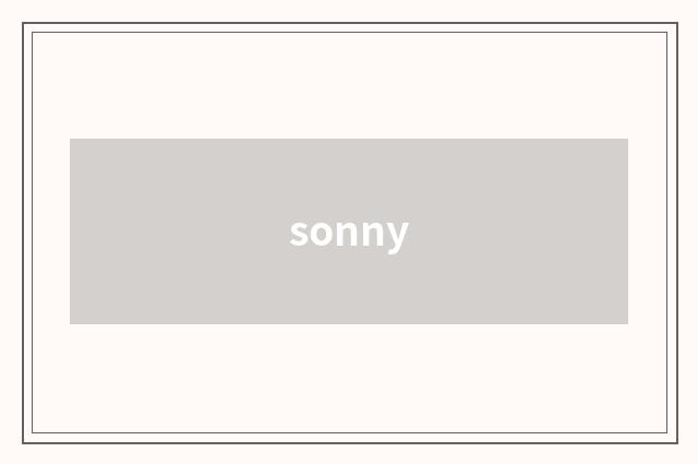 sonny